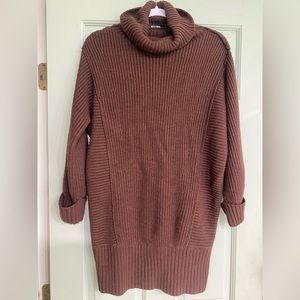 Turtleneck sweater dress